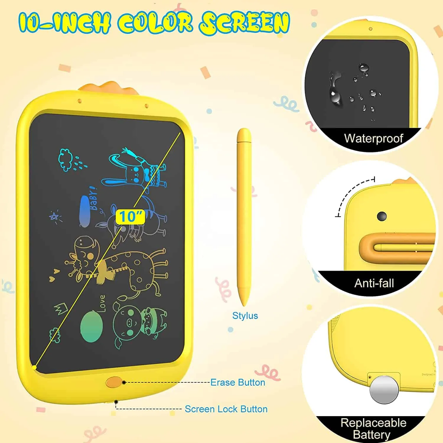 10 Inch Duck Erasable LCD Writing Drawing Tablet