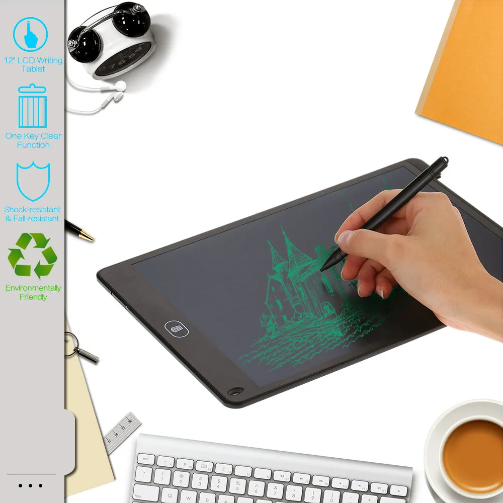 12inch drawing  Tablet Erase Drawing Tablet Electronic paperless LCD Handwriting Pad Kids Writing Board