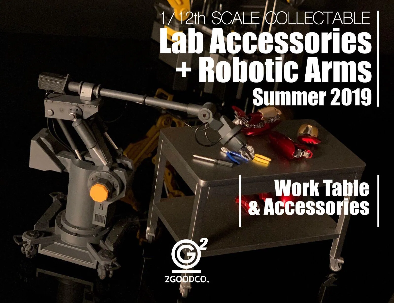 2Good Company Iron Man Lab Accessories & Robot Arm