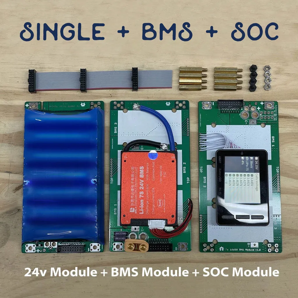 7s 24v Battery Modules w Unused Boston Sonata 5300 Cells