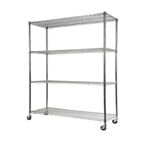 Adjustable Carbon Chrome Wire Storage Shelf 1200x600mm