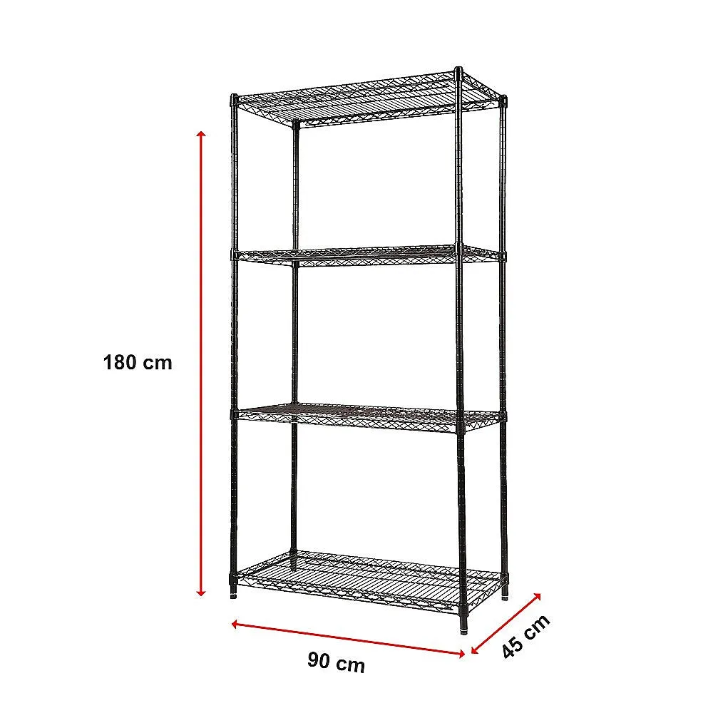 Adjustable Modular Wire Storage Shelf 900x450mm Steel