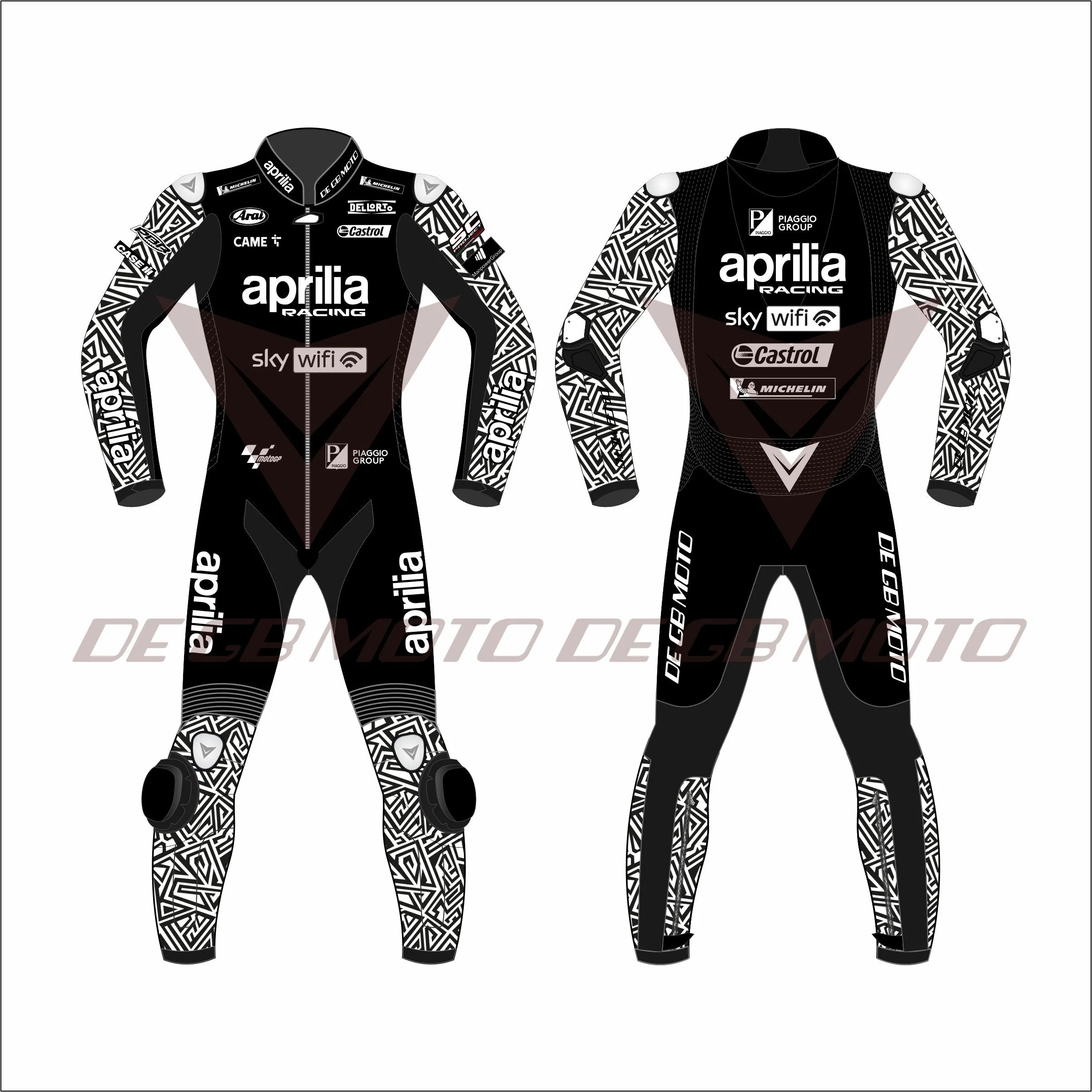 ALEIX ESPARGARO APRILIA WINTER TEST 2023 Motorbike Racing Leather Suit