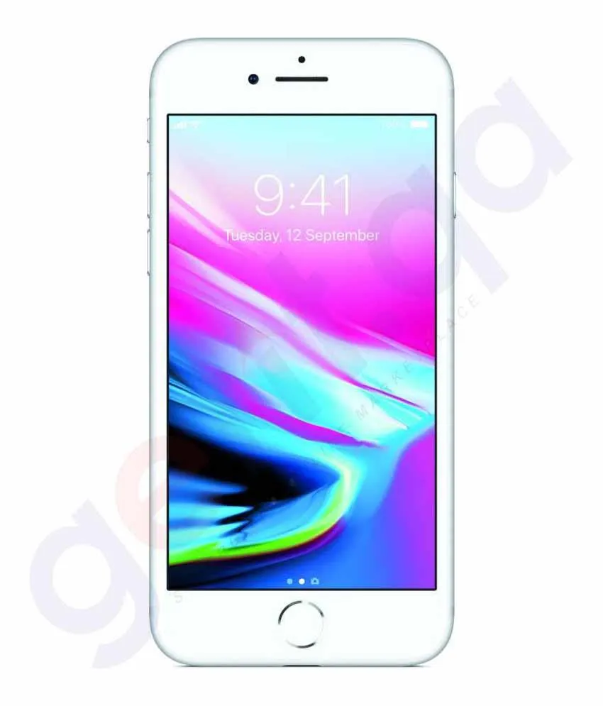 APPLE IPHONE 8, 2GB RAM , 64 GB, 4G LTE, SILVER