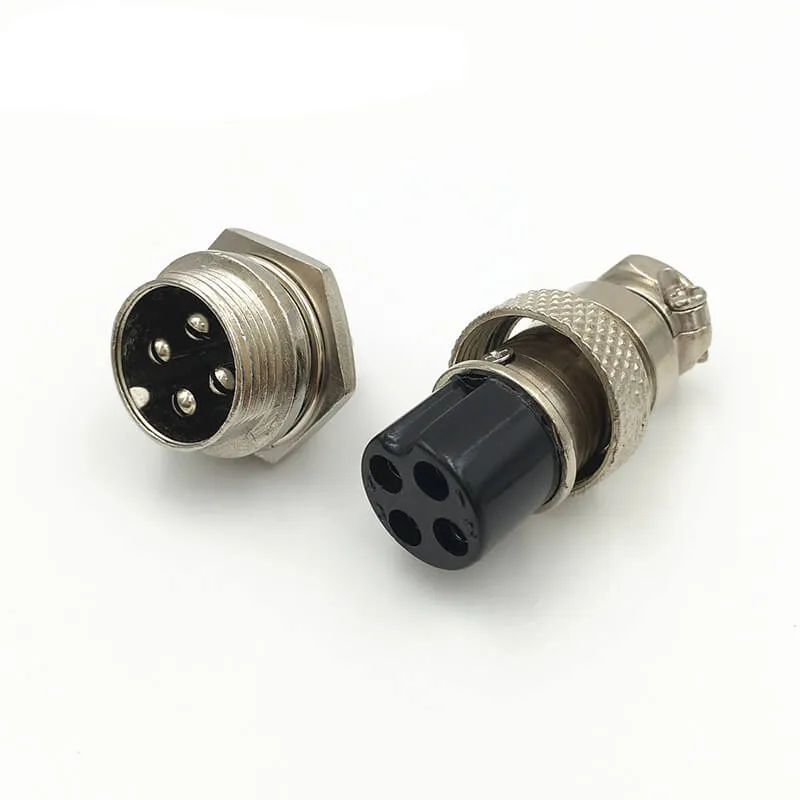 Aviation Plug 4 Pin Male Female