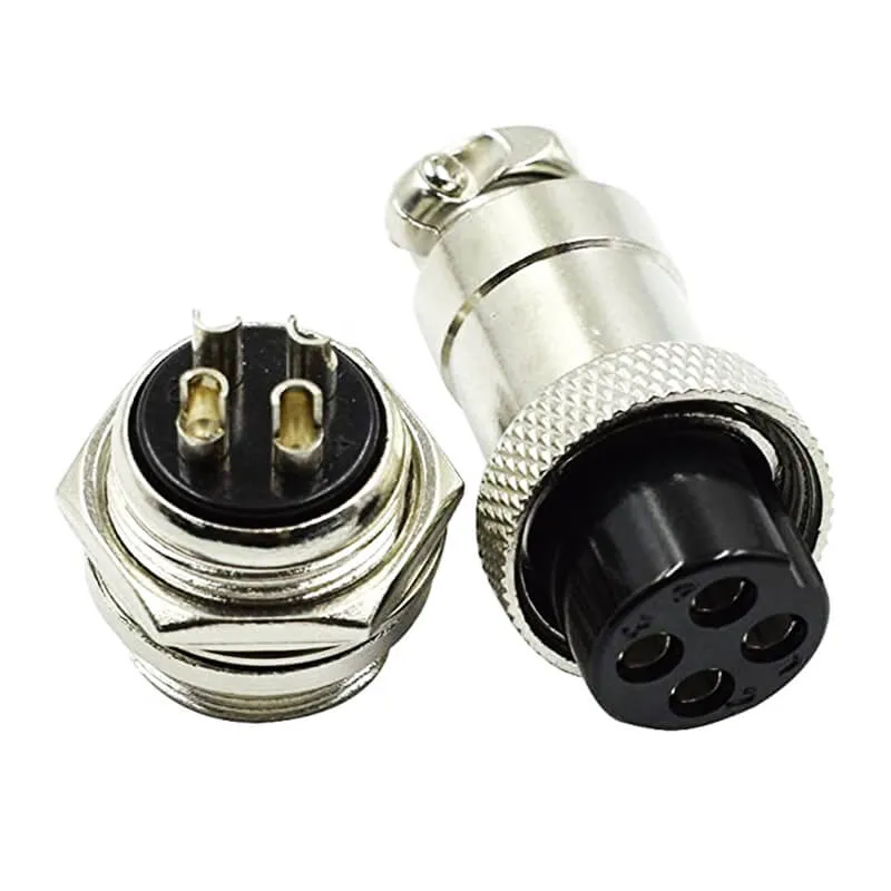 Aviation Plug 4 Pin Male Female