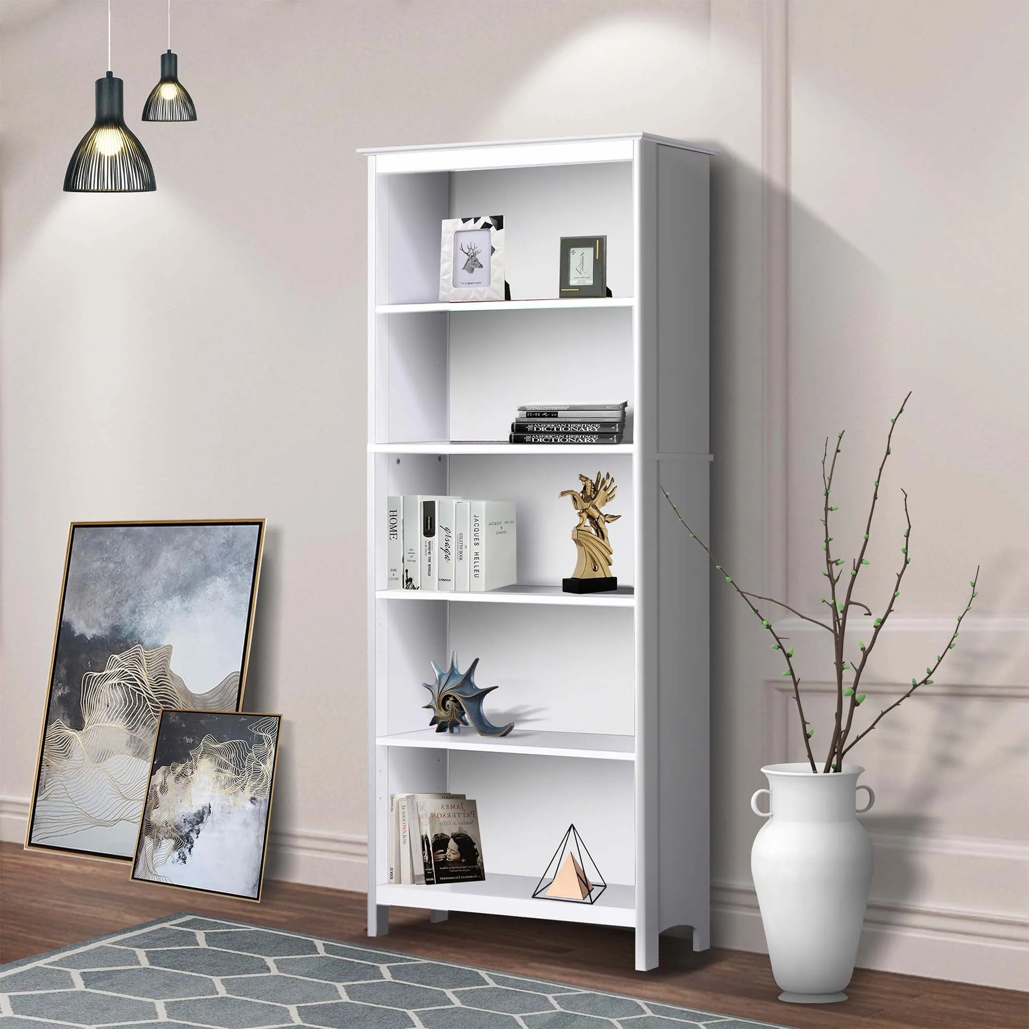 BEANCA 5 Shelf Bookcase