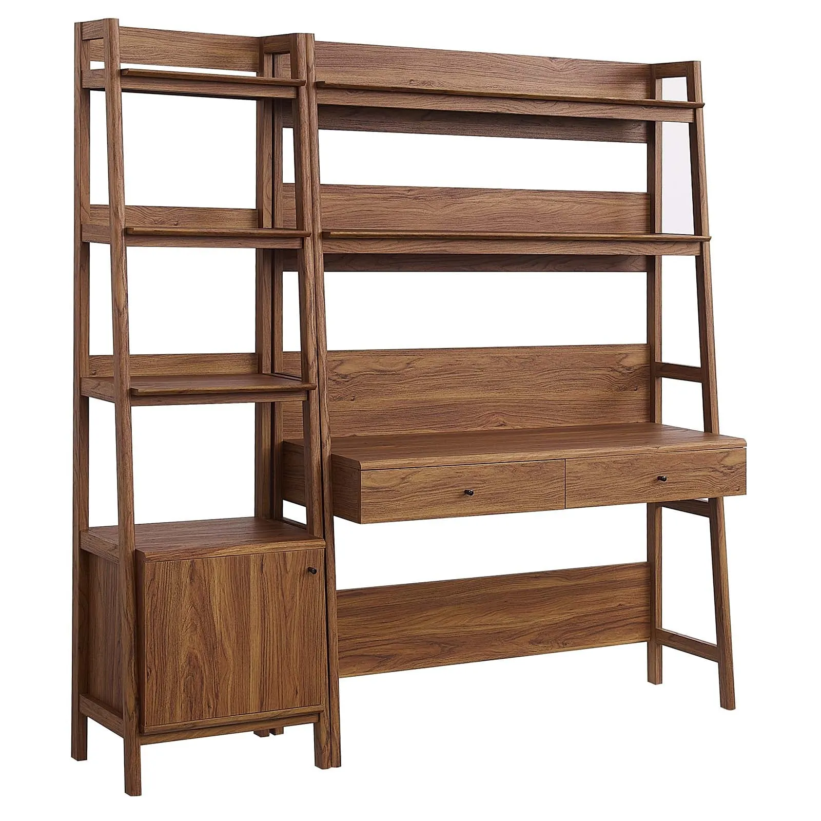 Bixby 2-Piece Wood Office Desk and Bookshelf by Modway