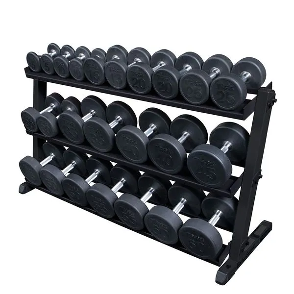 Body-Solid 3 Tier Horizontal Dumbbell Rack #GDR60B