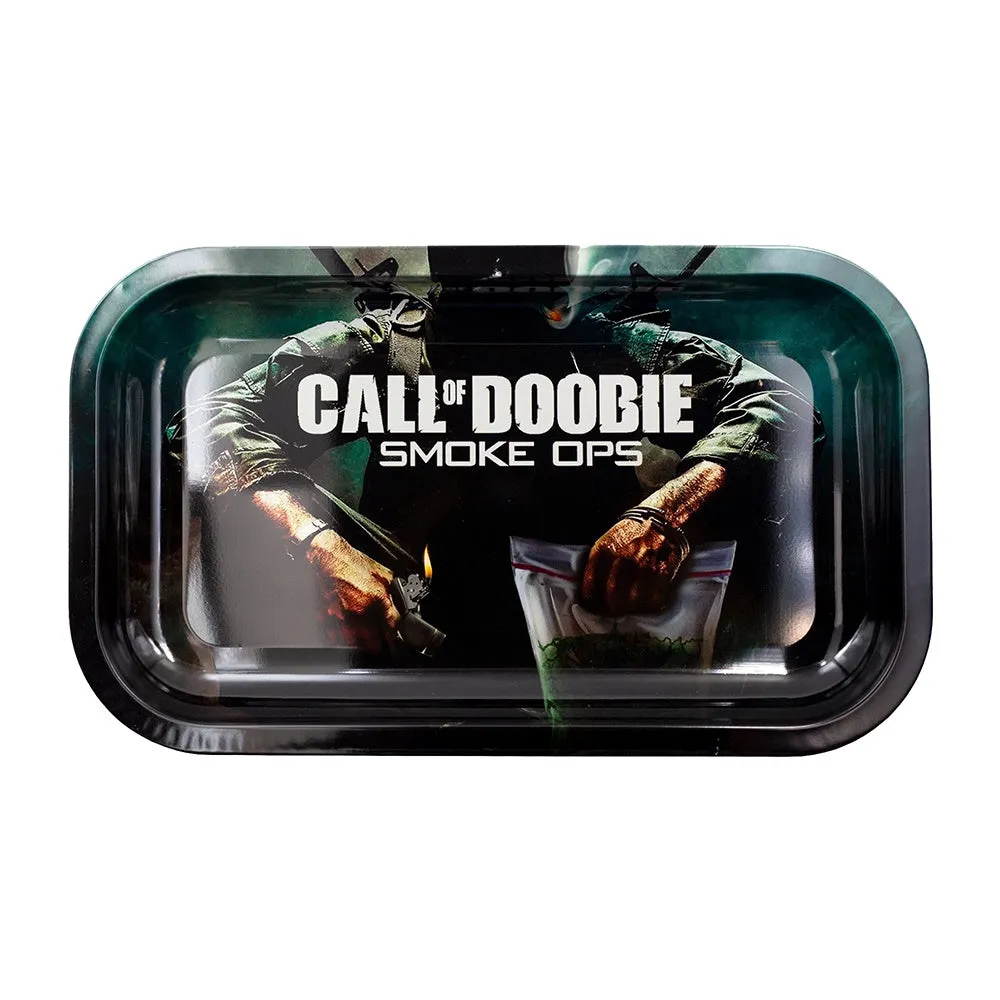 Call Of Doobie - Metal Rolling Tray by V Syndicate