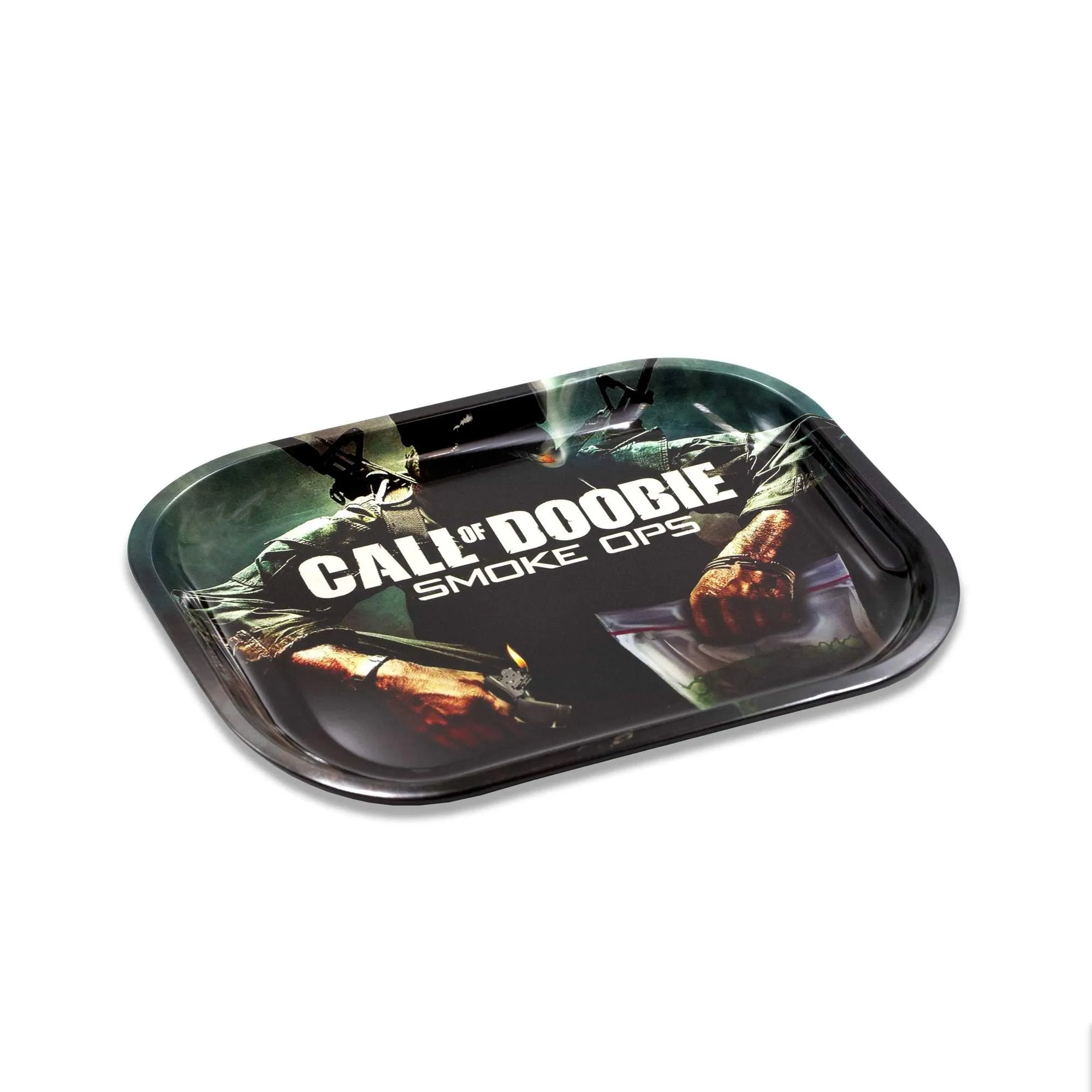 Call Of Doobie - Metal Rolling Tray by V Syndicate