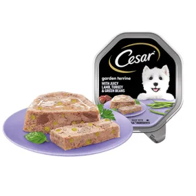 Cesar Classics | Wet Dog Food | Turkey, Lamb and Green Breans- 150g