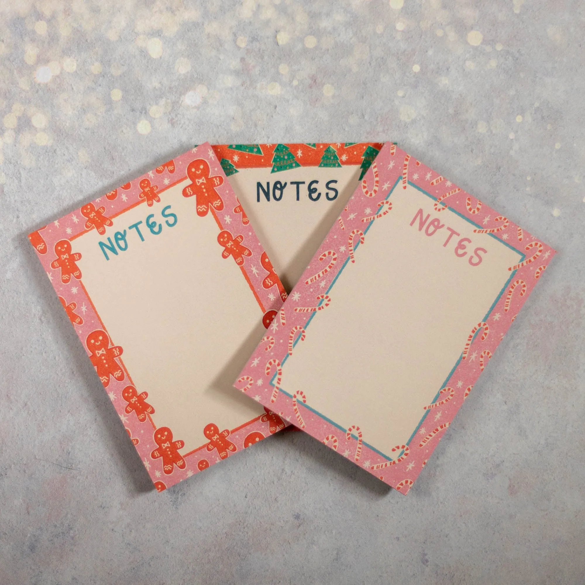 Christmas Designs A6 Note Pad Set