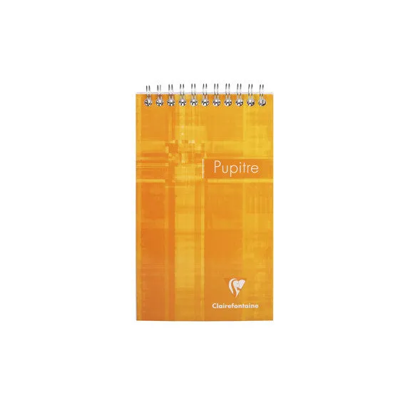 Clairefontaine Wirebound Notepad - Ruled 80 sheets - 4 1/4 x 6 3/4 - Assorted