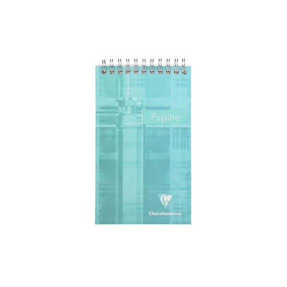 Clairefontaine Wirebound Notepad - Ruled 80 sheets - 4 1/4 x 6 3/4 - Assorted