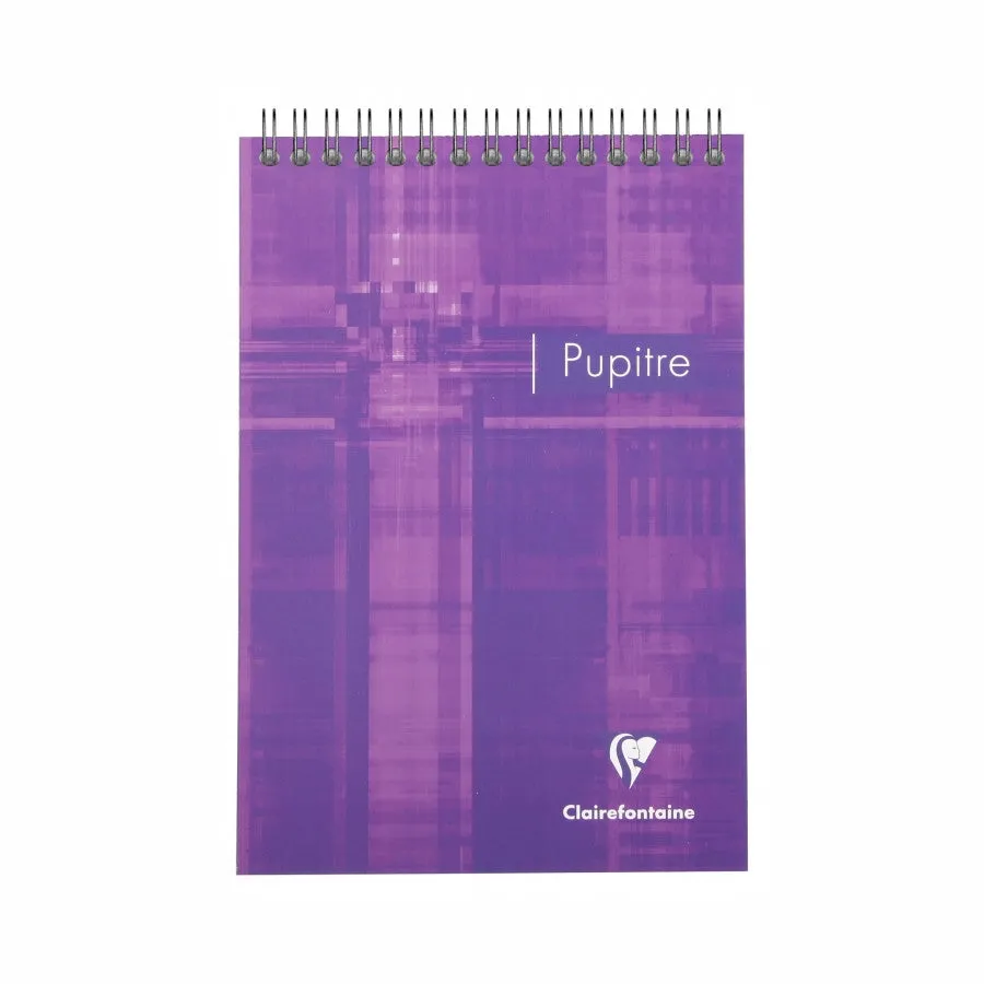 Clairefontaine Wirebound Notepad - Ruled 80 sheets - 5 3/4 x 8 1/4 - Assorted