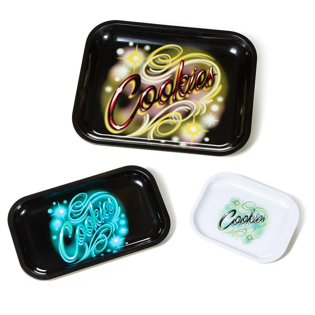 Cookies Airbrush Metal Rolling Tray