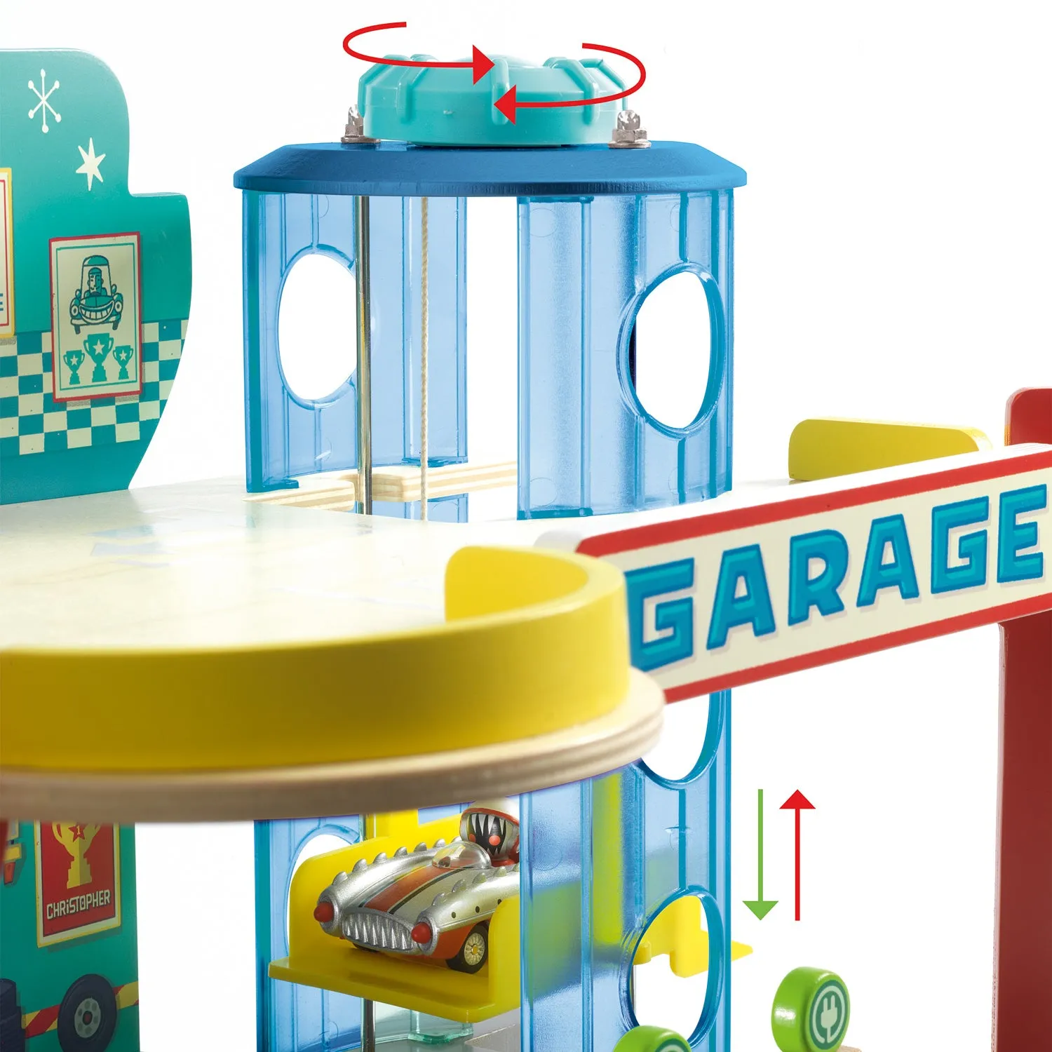 Crazy Motors Garage Play Set