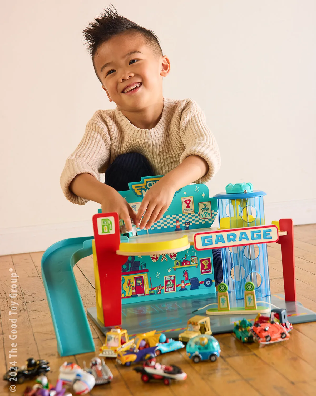 Crazy Motors Garage Play Set