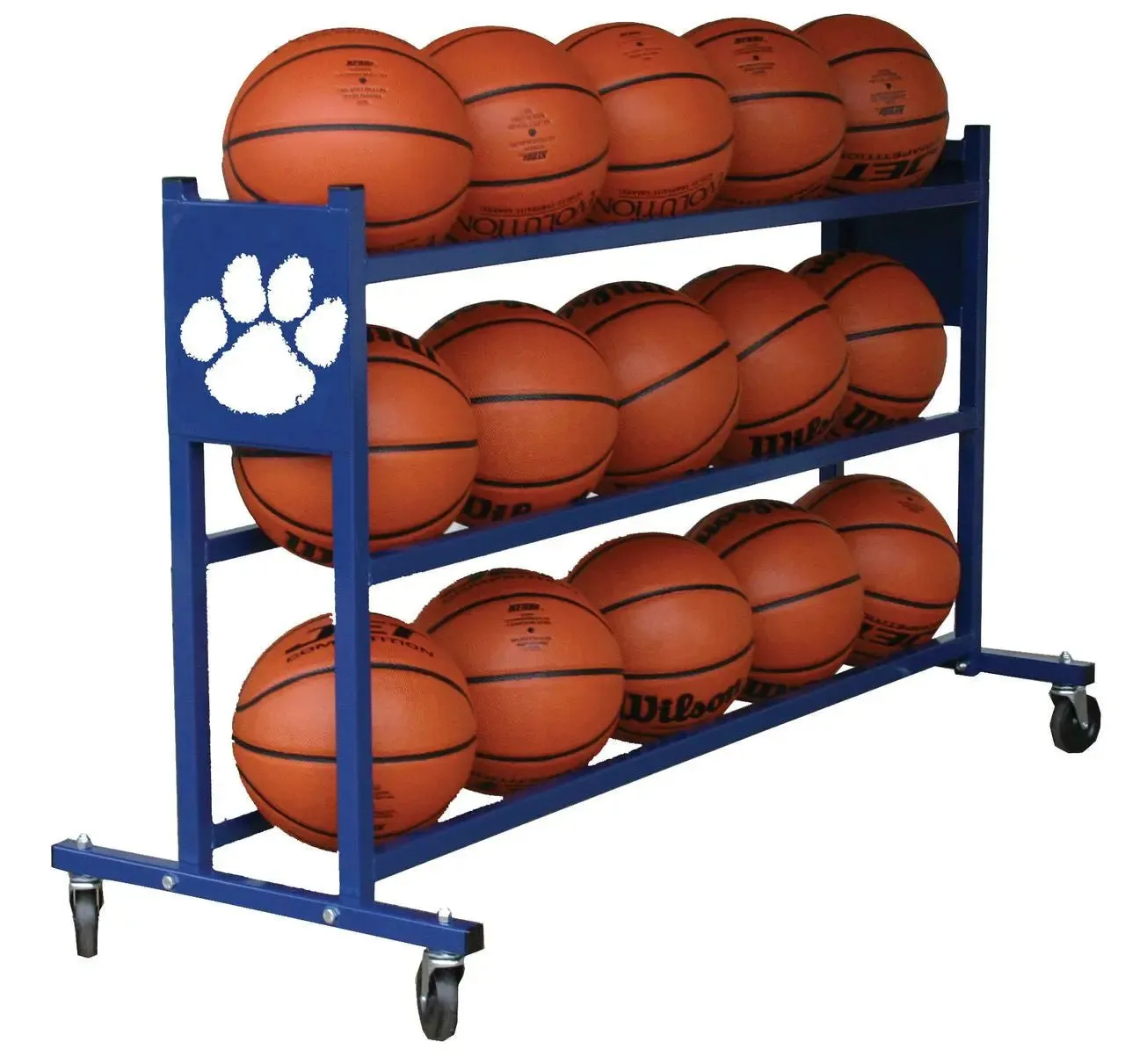 Custom Basketball, Volleyball, or Soccer Ball Rack  or Cart 15, 20, or 30 Balls