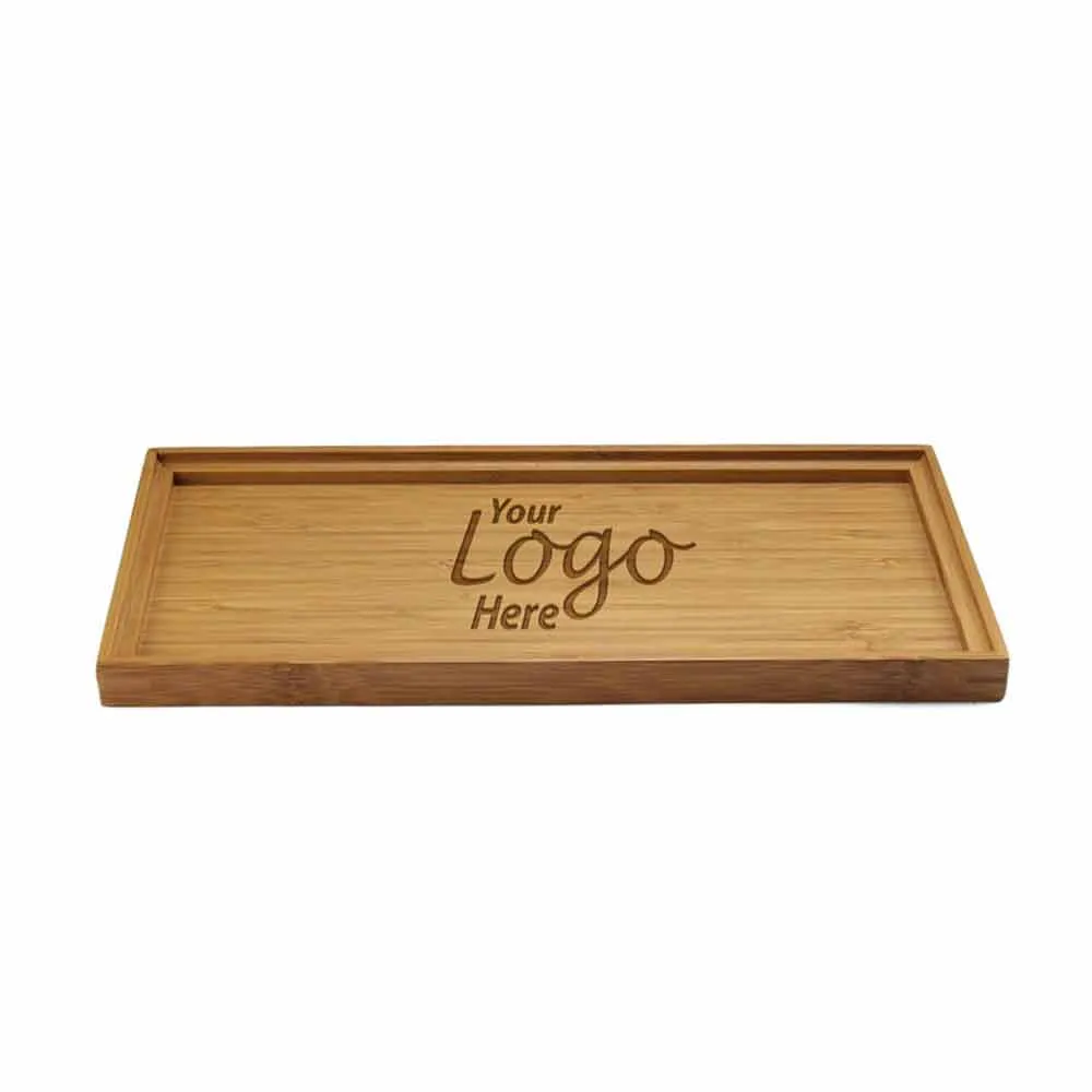 Custom Engraved Bamboo Serving Tray - Your Custom Text