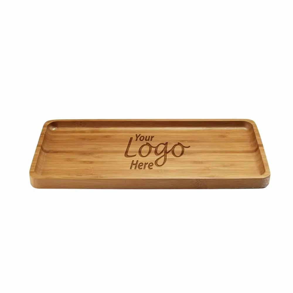 Custom Engraved Bamboo Serving Tray - Your Custom Text