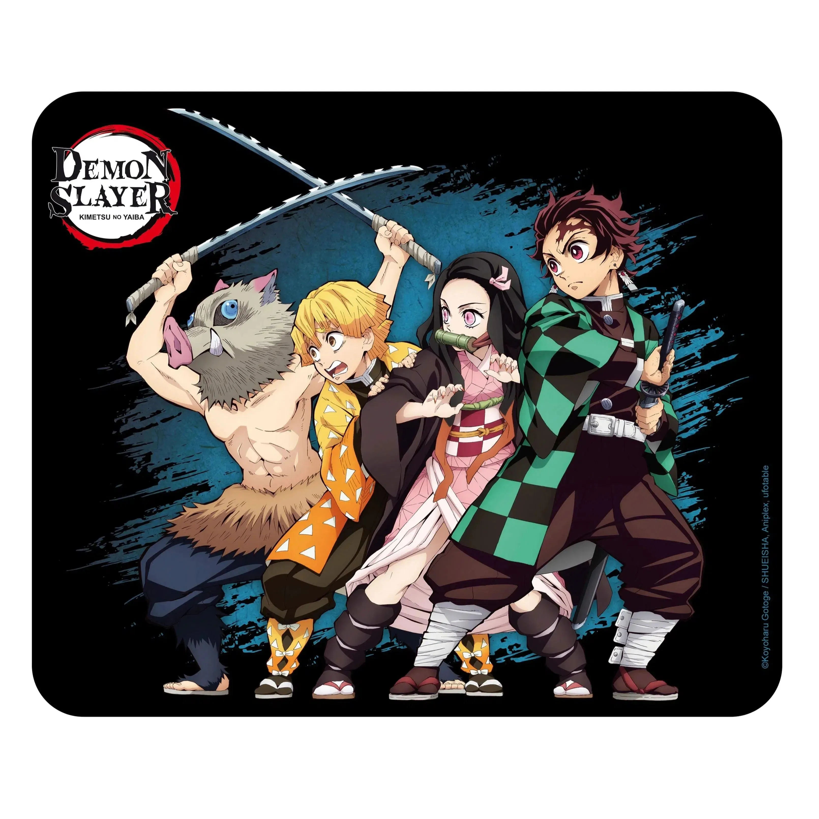 Demon Slayer - Tanjiro Zenitsu Inosuke Nezuko Mouse Pad - ABYstyle