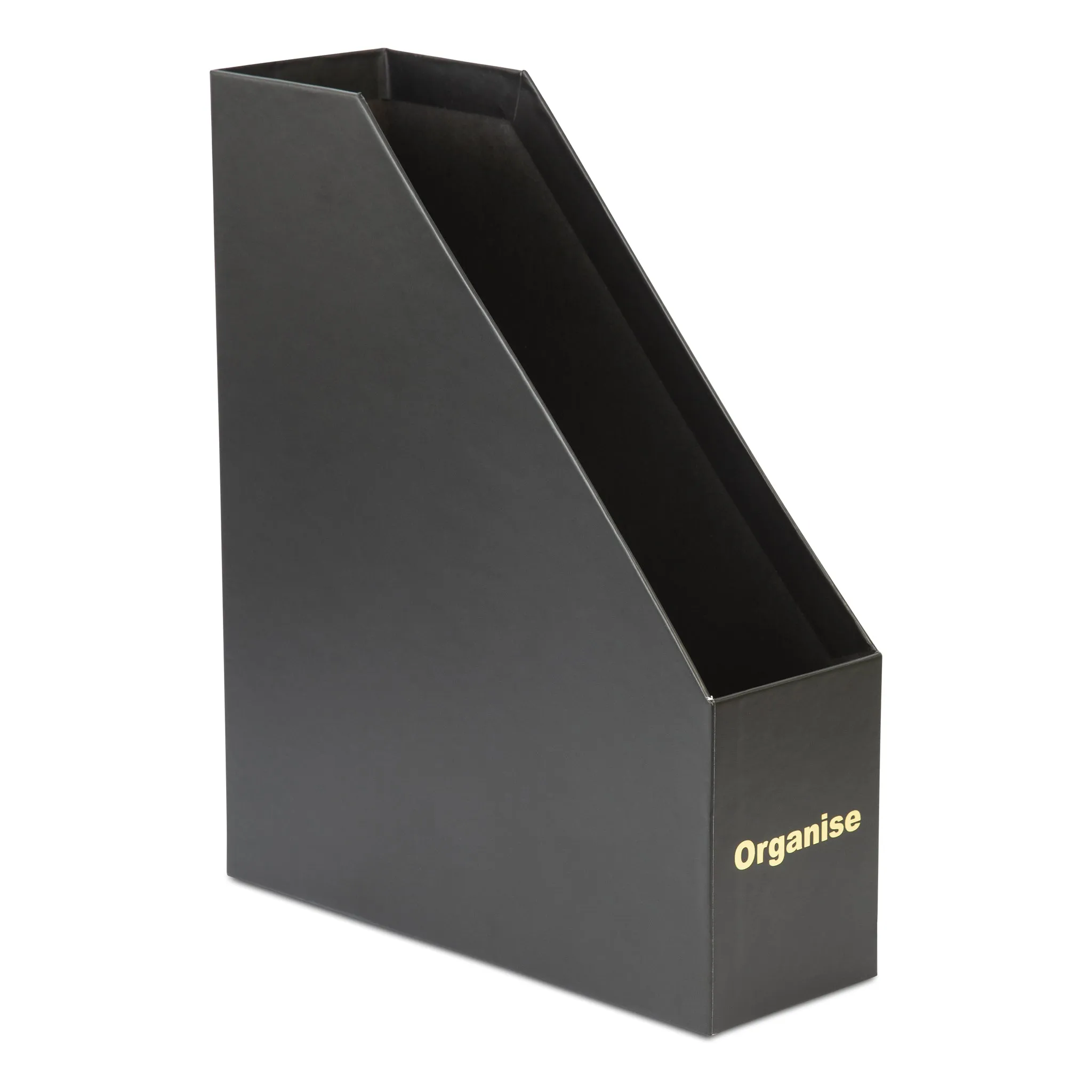 Desk Organiser Set - Black - 4 Pcs