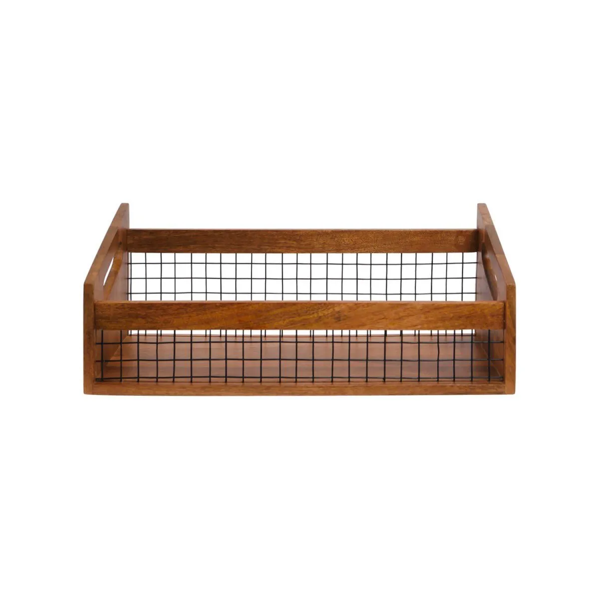 DuoBlend Nested Set of 2 Mango Wood Organizer | Aakriti Ahuja Collection