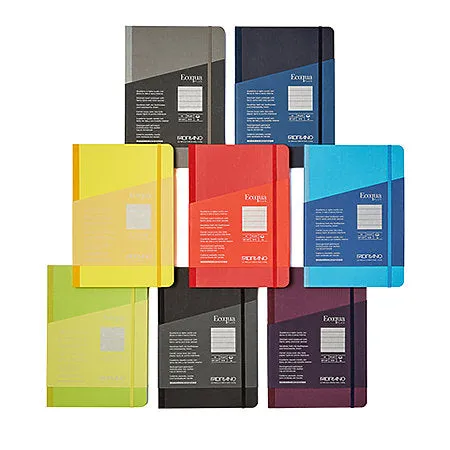 Ecoqua  Fabric-Bound Notebooks - 3.5" x 5.5"