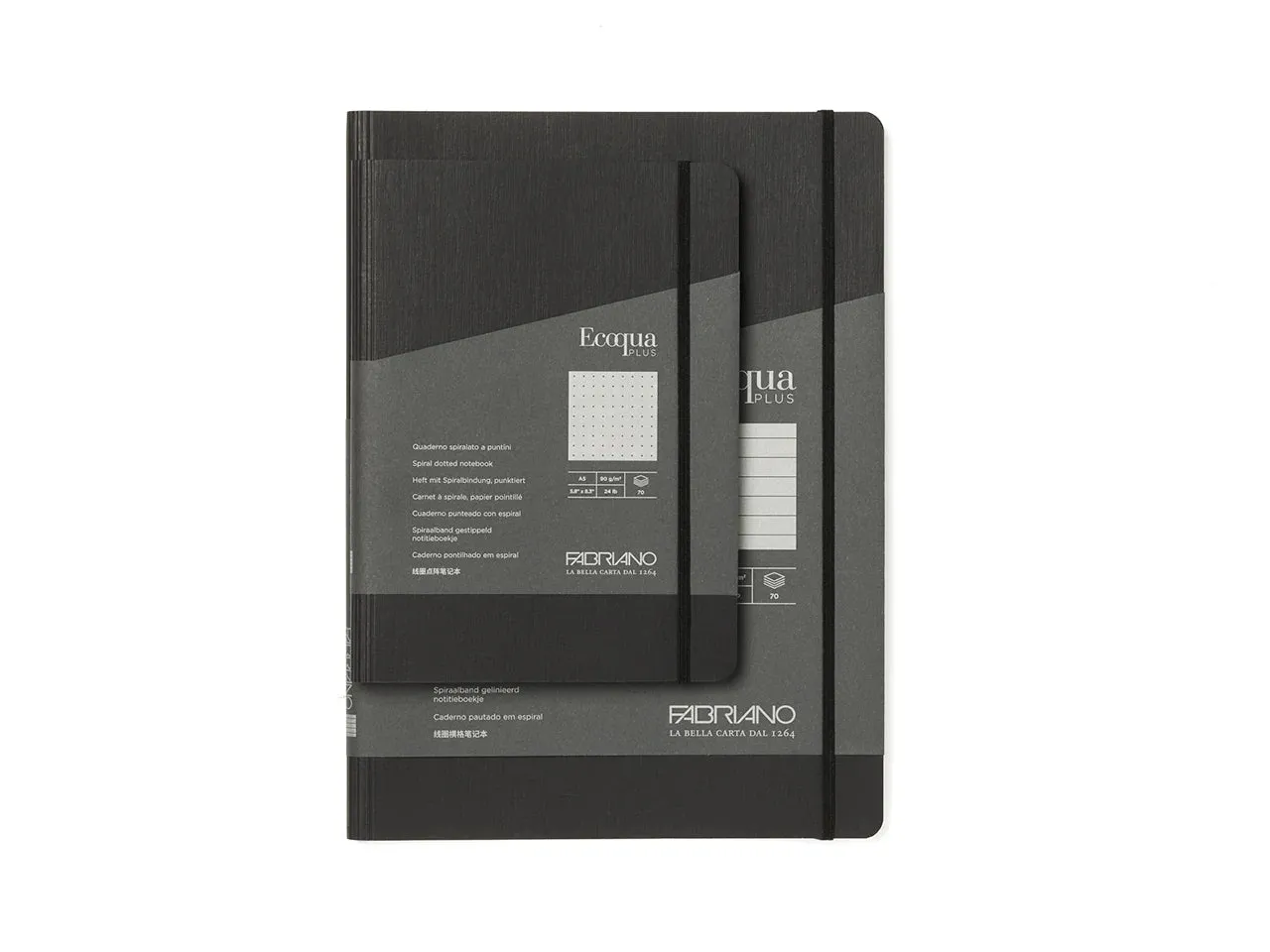 Ecoqua  Fabric-Bound Notebooks - 3.5" x 5.5"