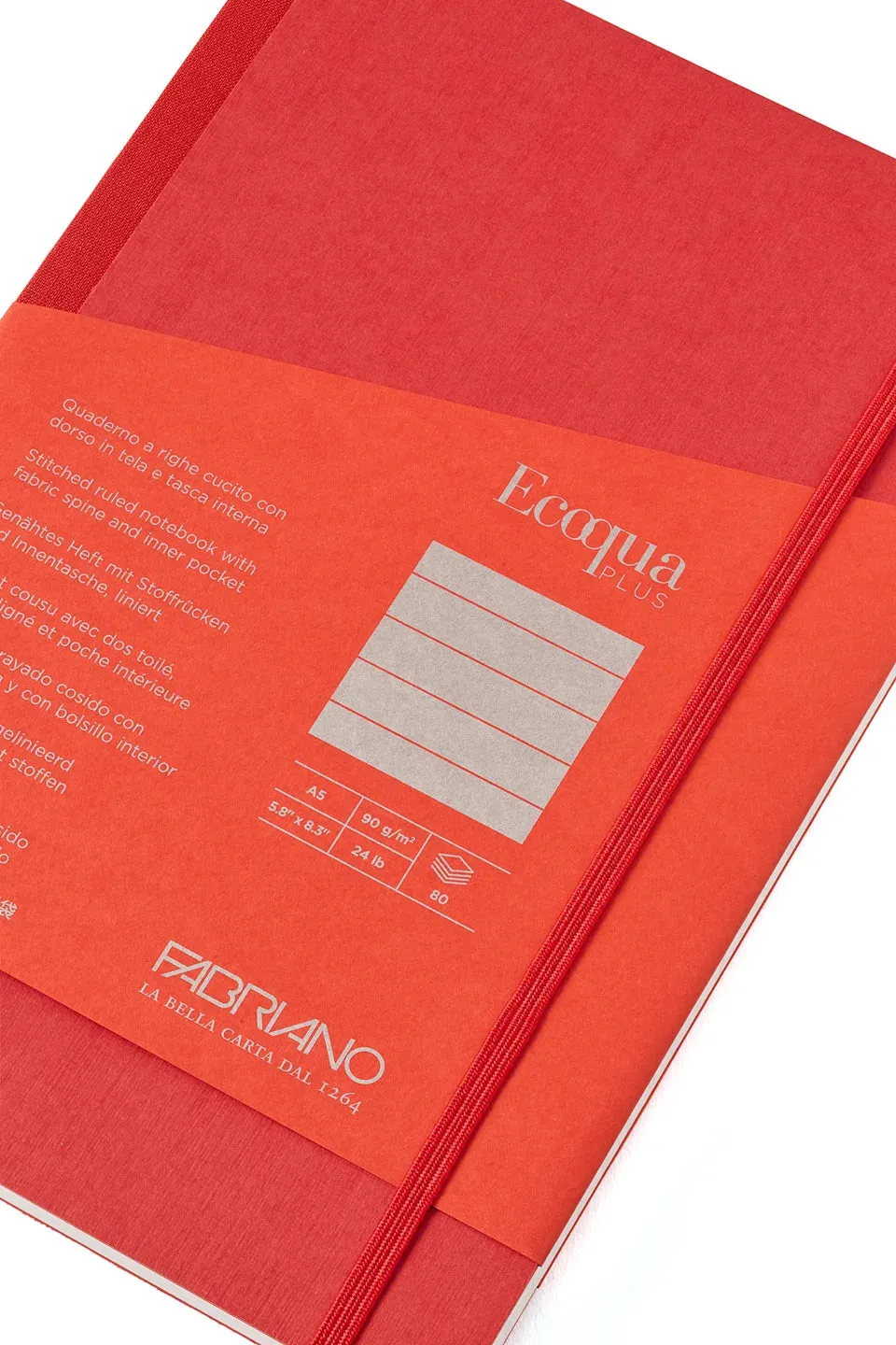 Ecoqua  Fabric-Bound Notebooks - 3.5" x 5.5"