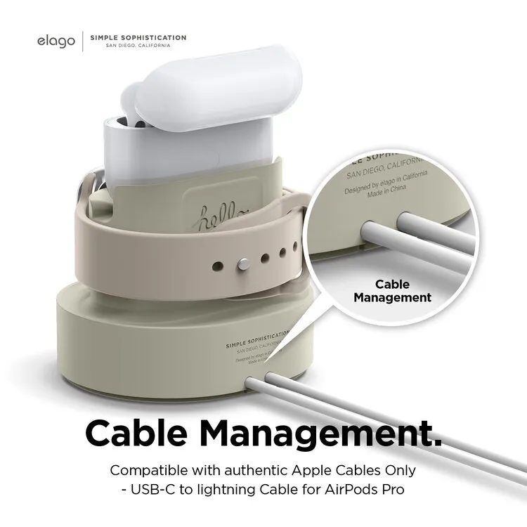 Elago 2 in 1 Apple Watch & AirPod Pro Charging Hub