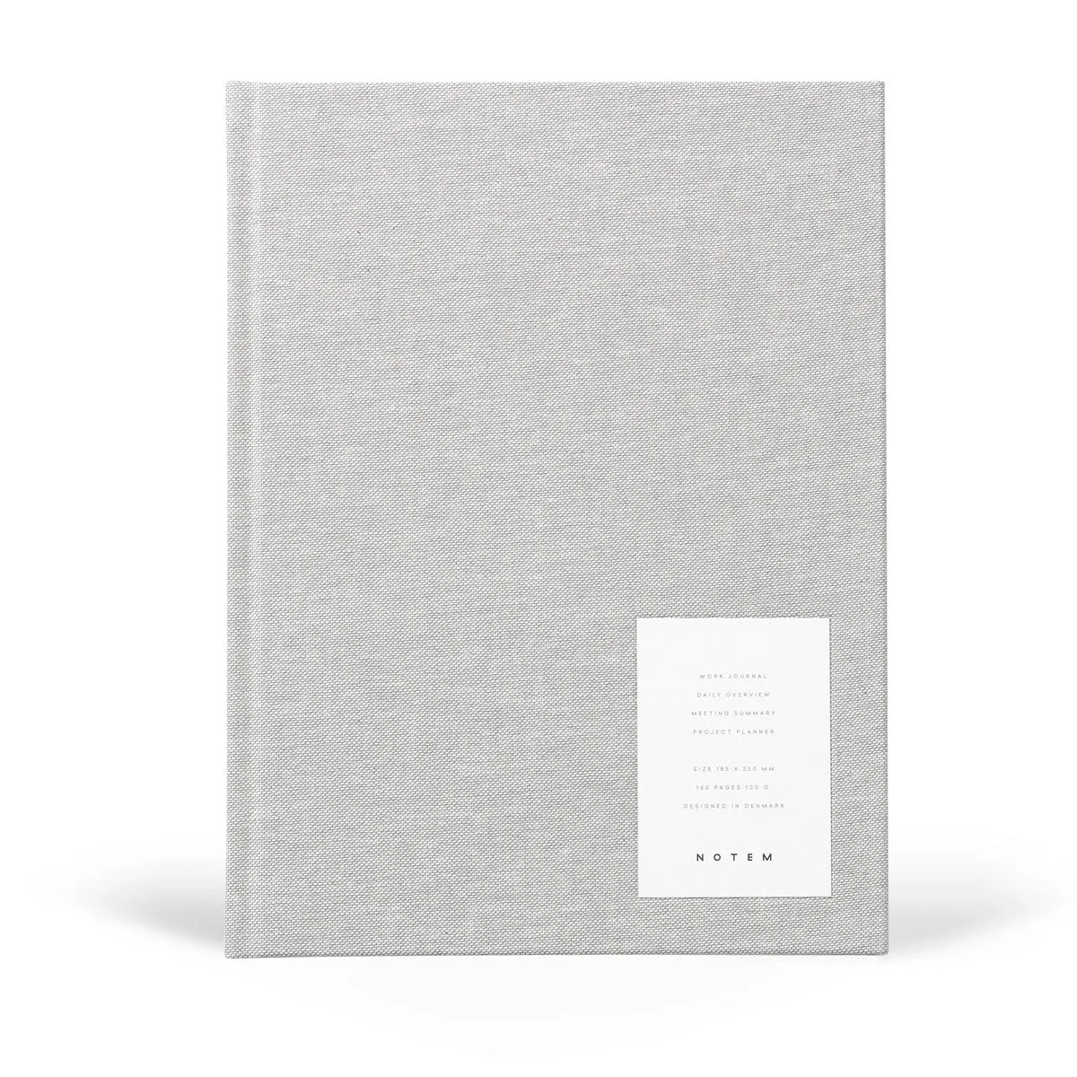 Even Work Journal, Large - Light Grey