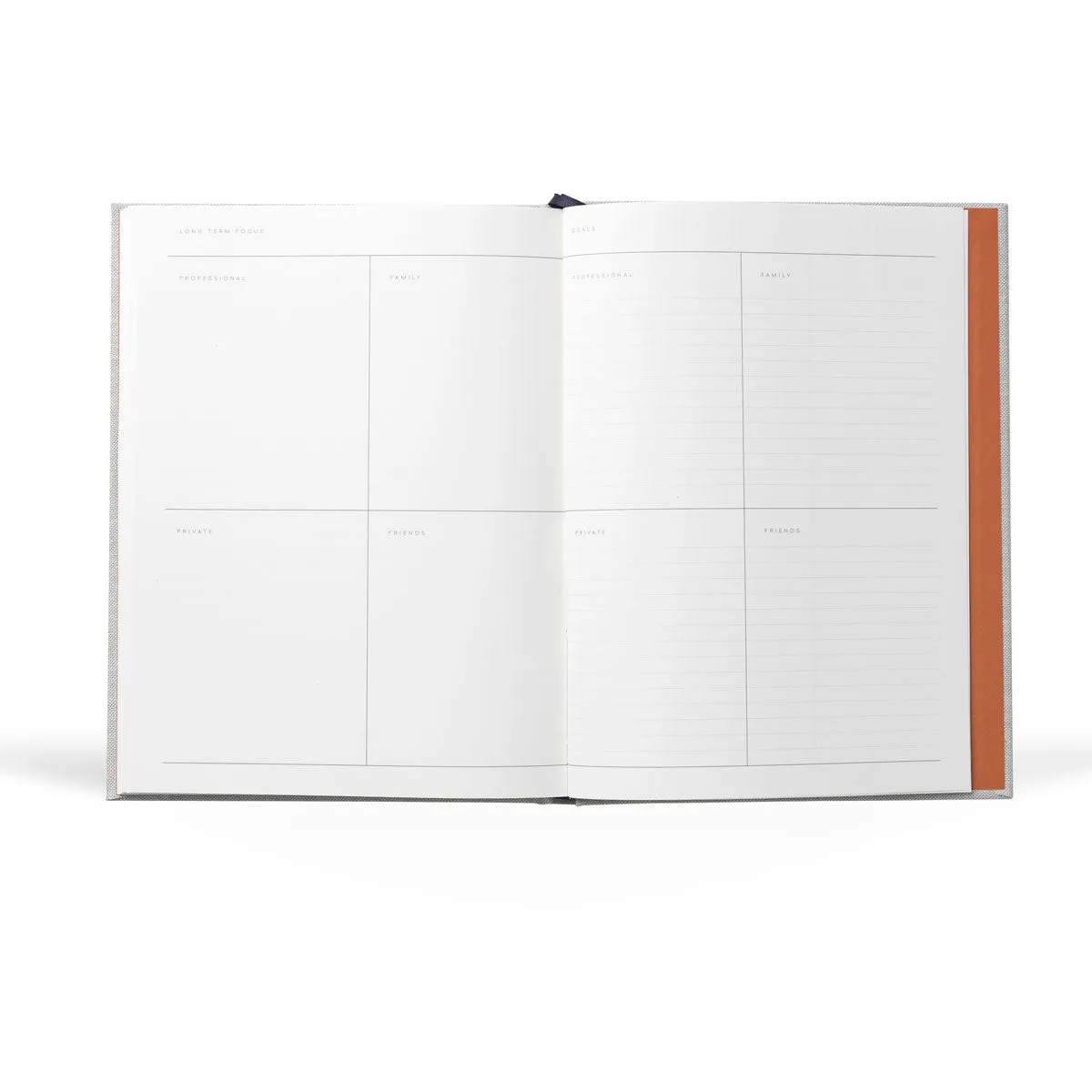 Even Work Journal, Large - Light Grey