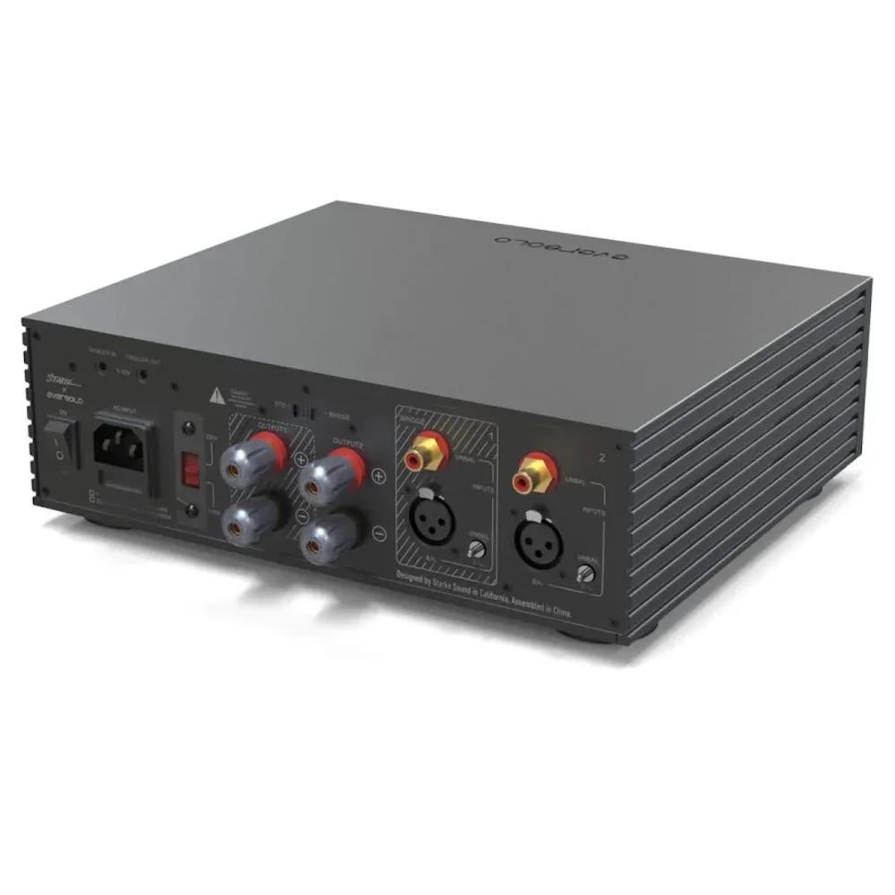 EverSolo DMP-A6 Music Streamer and DAC, AMP-F2 Stereo Power Amplifier and 1 Meter XLR Cable Pair Bundle