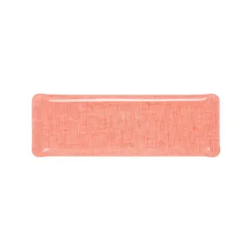 Fabric Tray Oblong Coral