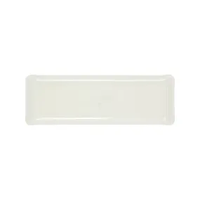 Fabric Tray Oblong White