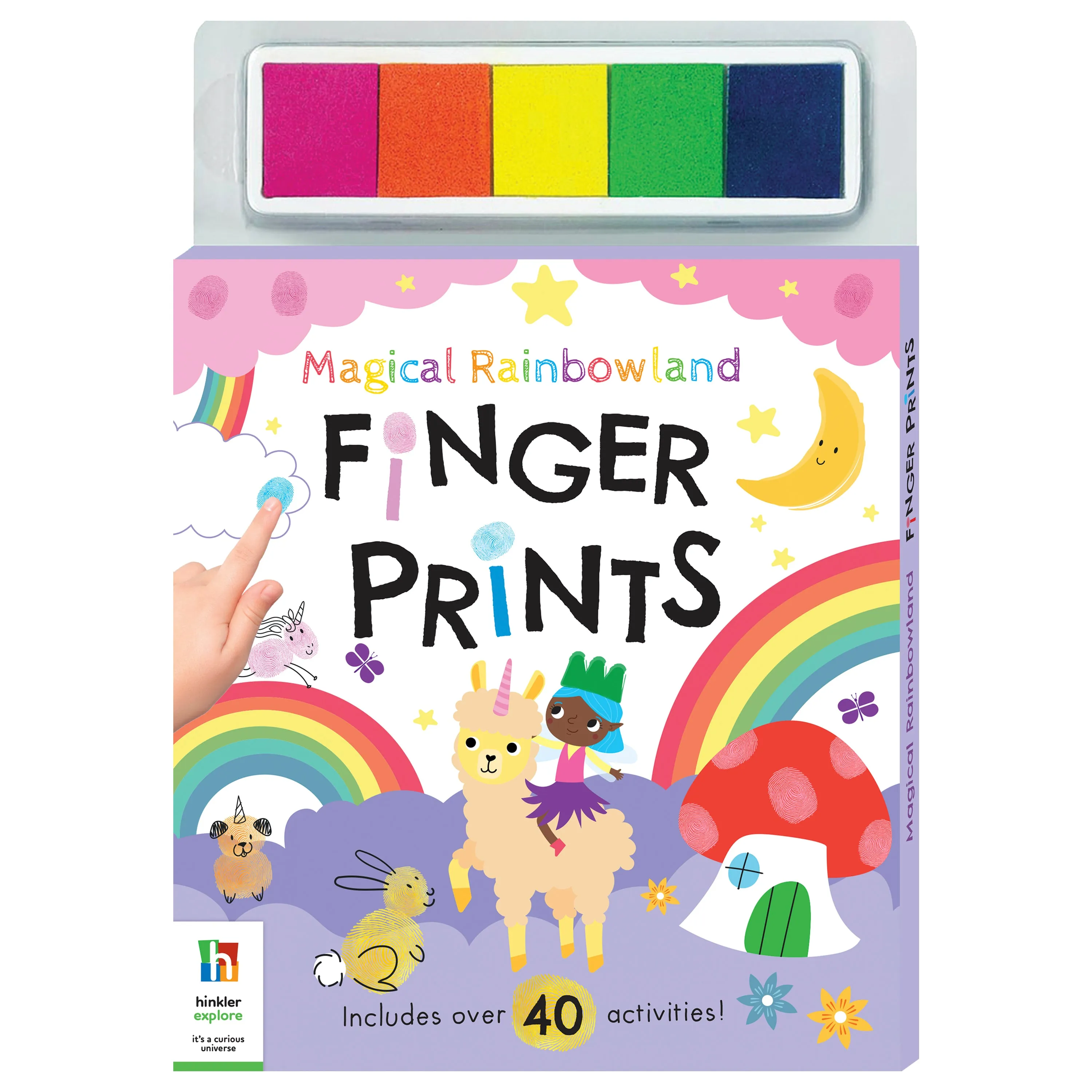 Finger Print Art: Magical Rainbowland