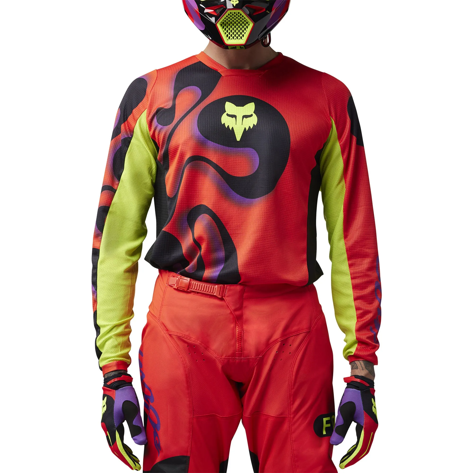 Fox Racing 180 Emotion Offroad Jersey Fluorescent Red