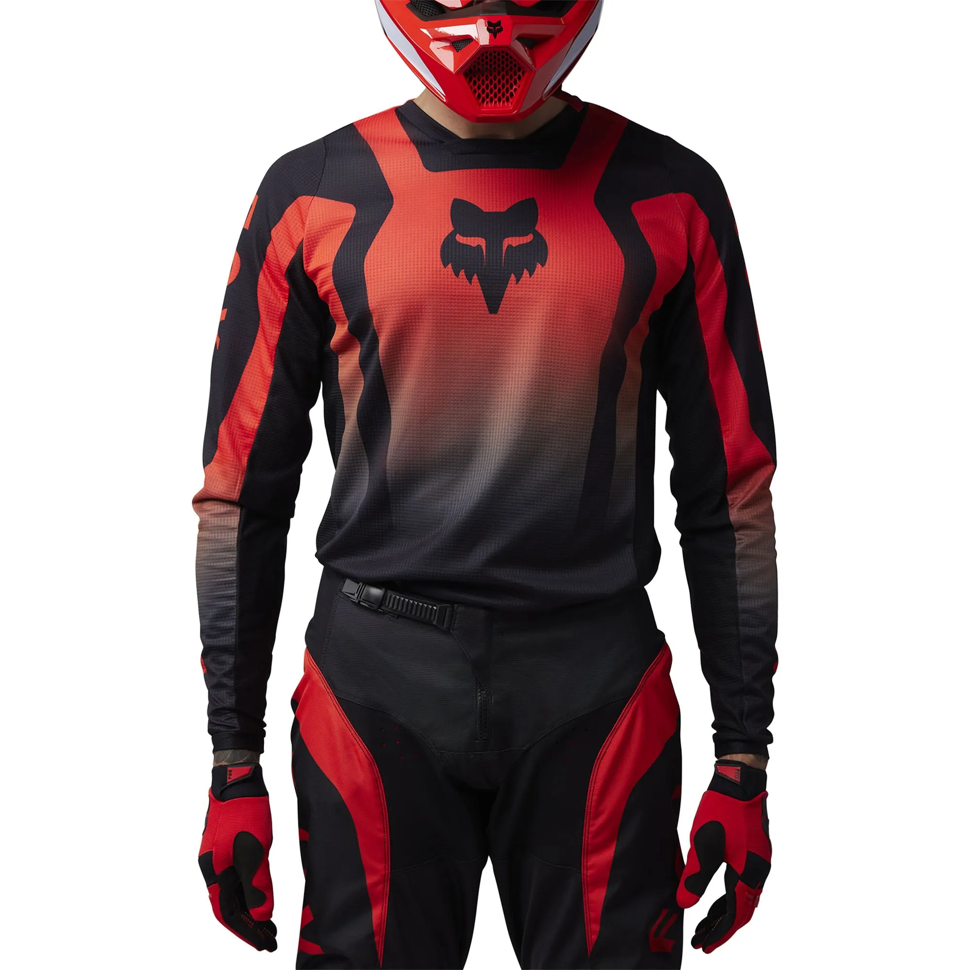 Fox Racing 180 Lean Offroad Jersey Fluorescent Red