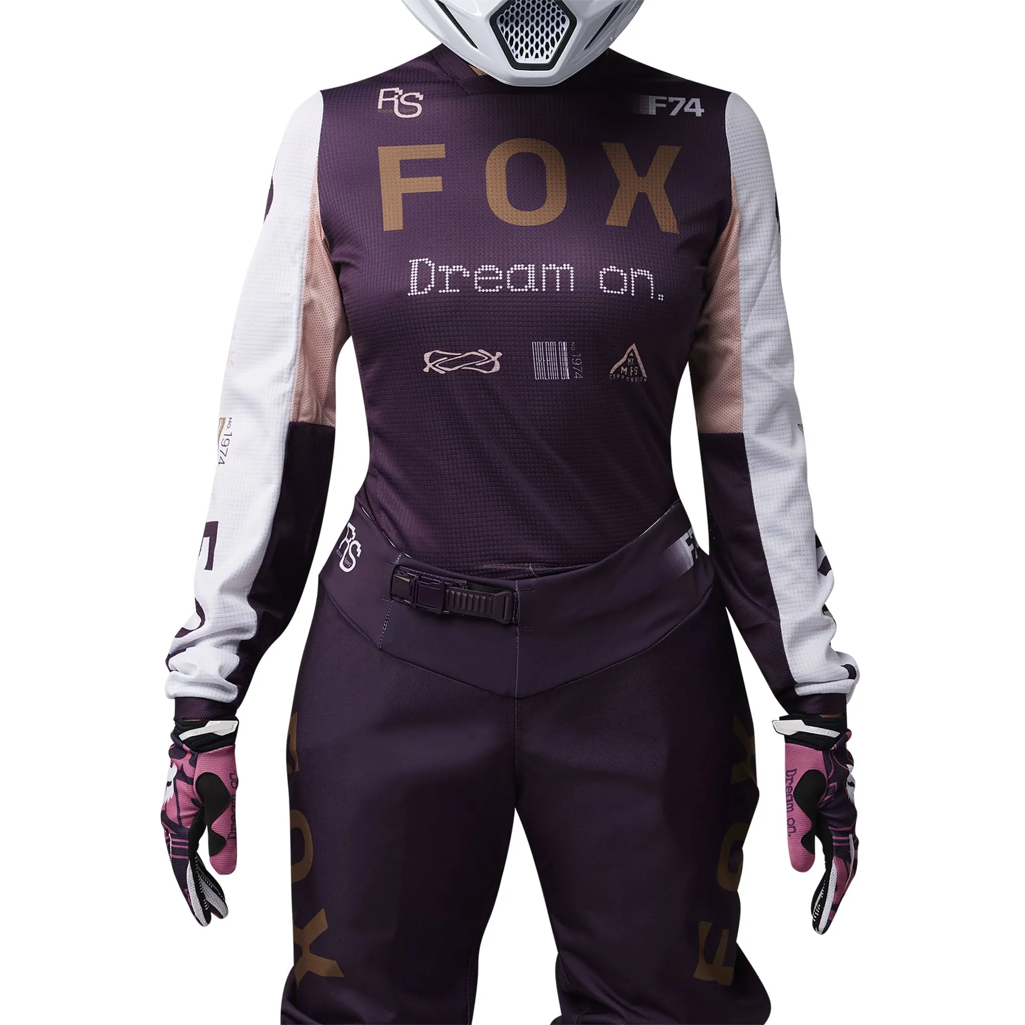 Fox Racing Womens 180 Race Spec Offroad Jersey Dark Purple