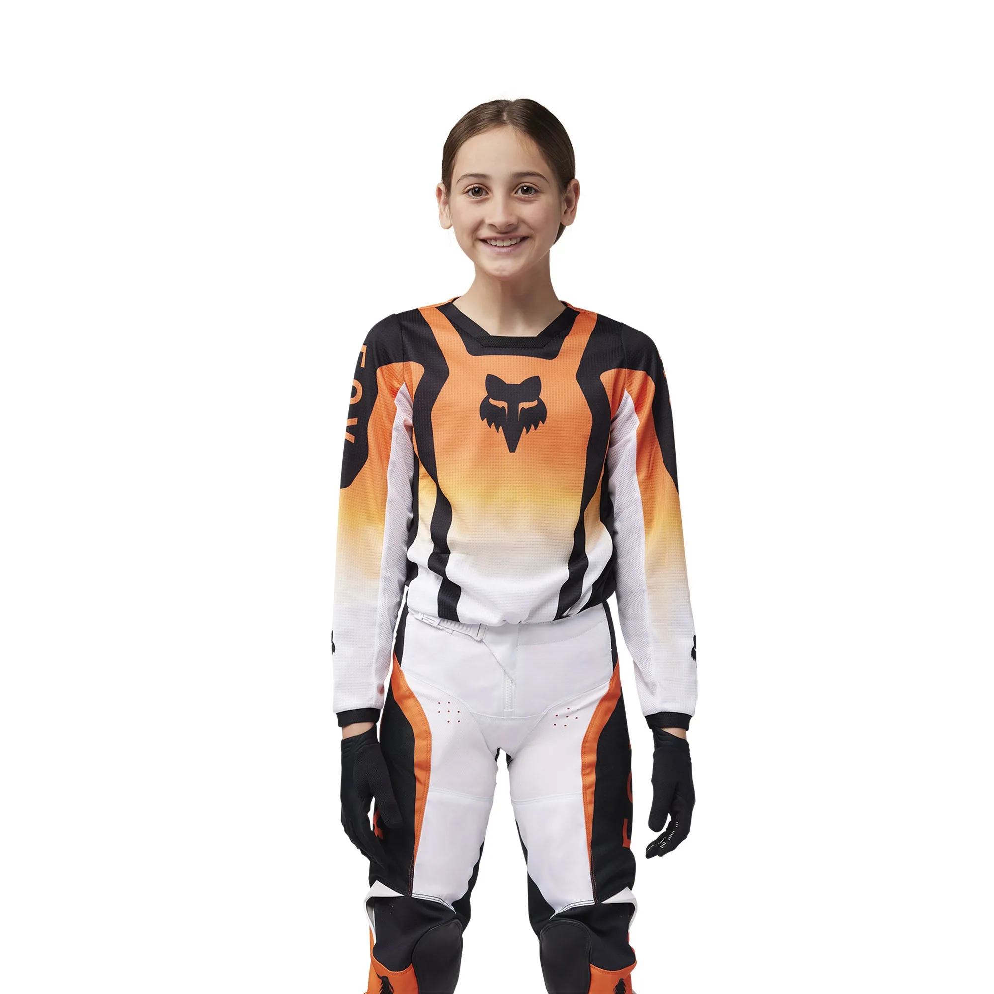 Fox Racing Youth 180 Lean Offroad Jersey Fluorescent Orange