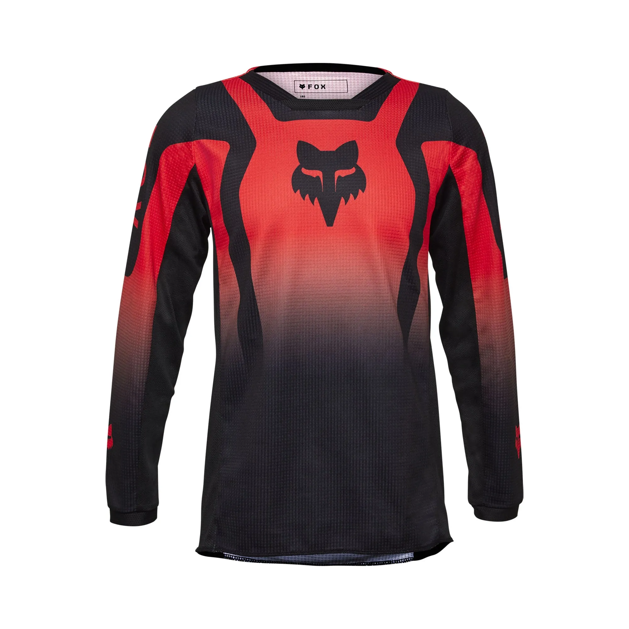 Fox Racing Youth 180 Lean Offroad Jersey Fluorescent Red