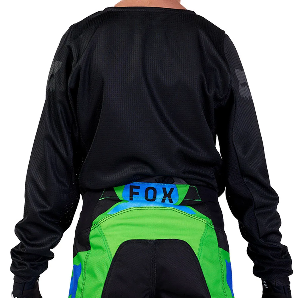 Fox Youth 180 Blackout Jersey (Black/Black)