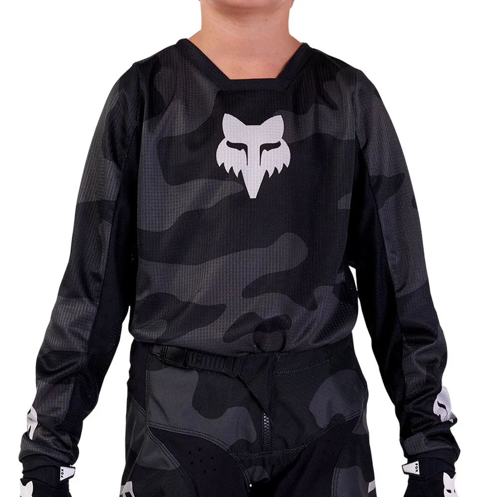 Fox Youth 180 Bnkr Jersey (Black Camo)