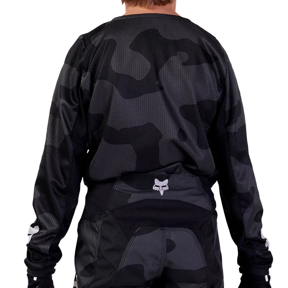 Fox Youth 180 Bnkr Jersey (Black Camo)