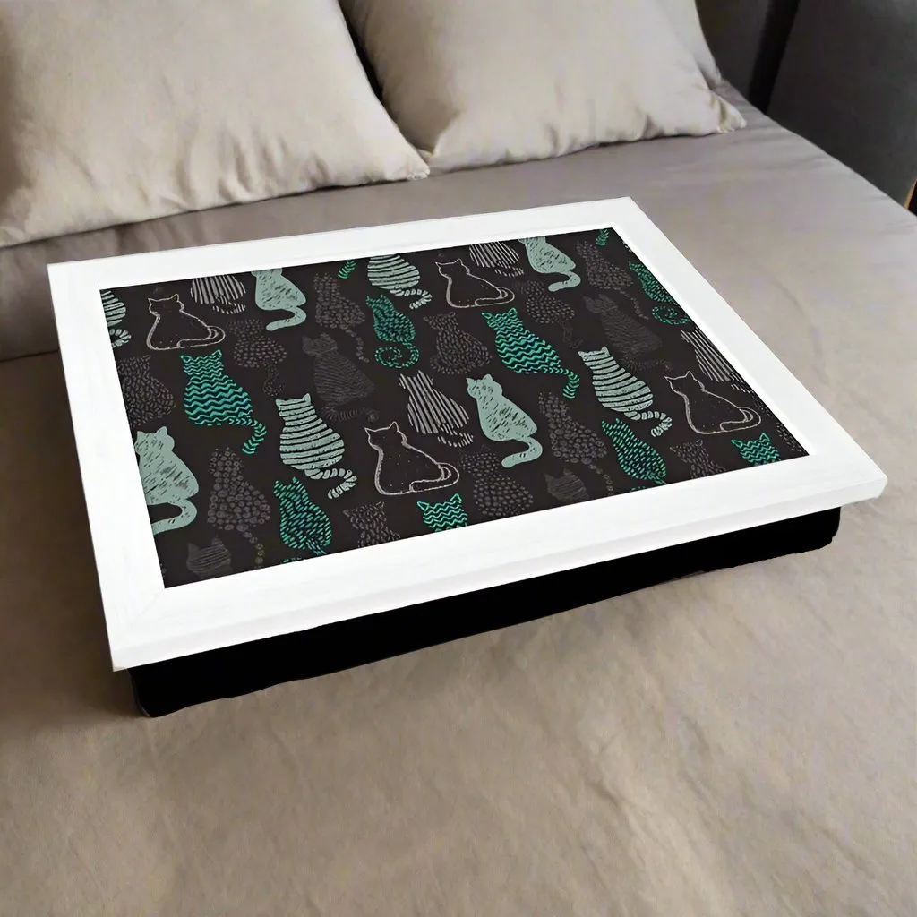 Hand Drawn Cats Lap Tray by Fabulous Felines