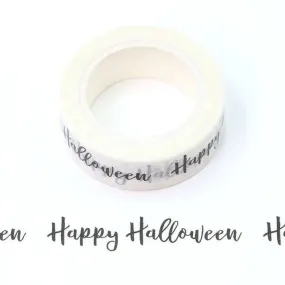 Happy Halloween Script Washi Tape