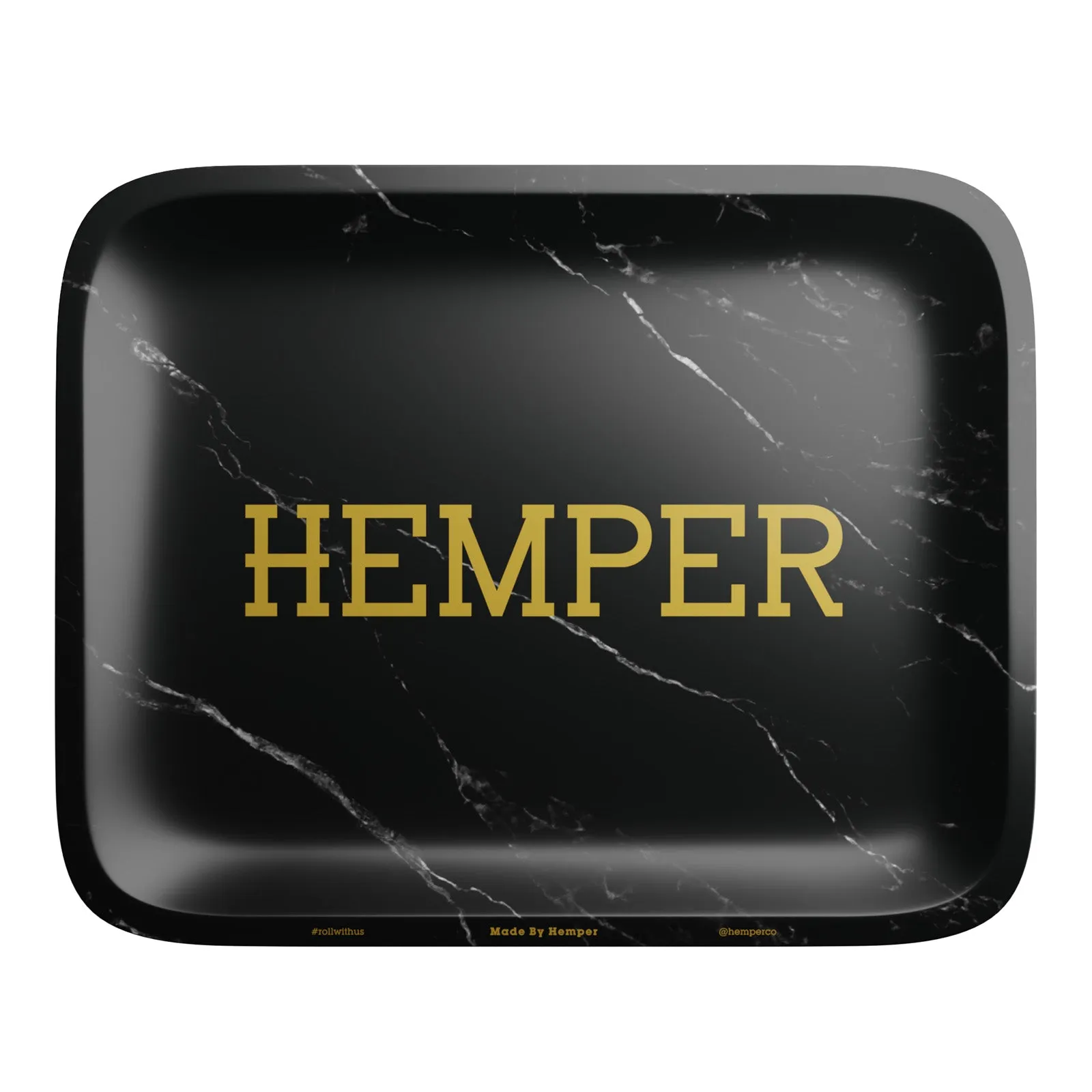 HEMPER  - Luxe Marble Black Rolling Tray